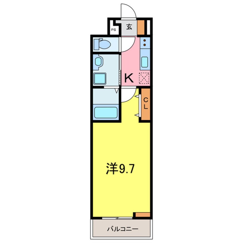 間取図 ベル　フルール