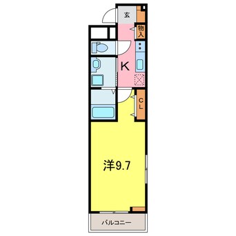 間取図 ベル　フルール