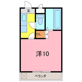 間取図 コーポイーストＣ棟