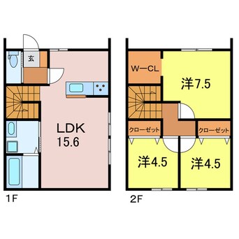 間取図 仮）岡崎市大和町新築戸建