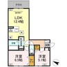 エクセランT．T 2LDKの間取り