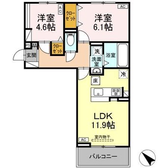間取図 ラコリーナ花園