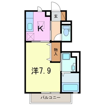 間取図 シャインベル花立
