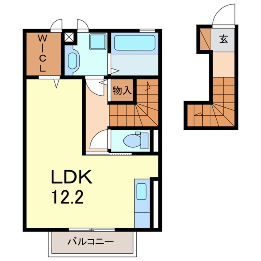 間取図 シャインベル花立