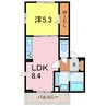 Eｎｉｓｈｉ 1LDKの間取り