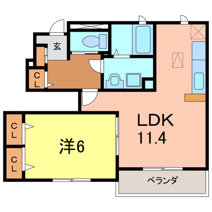 間取図 メゾン伏見