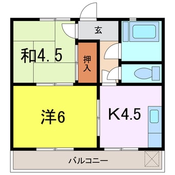 間取図 サンハイツ