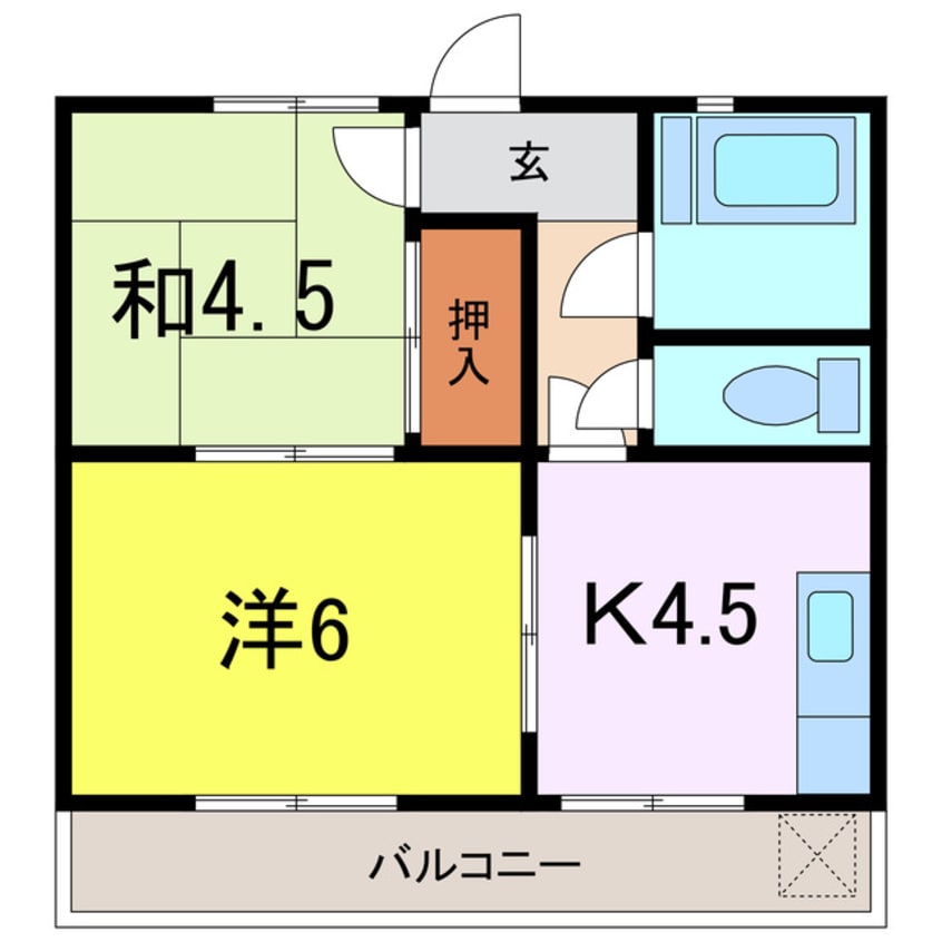 間取図 サンハイツ