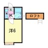 ファーストリバー 1Kの間取り