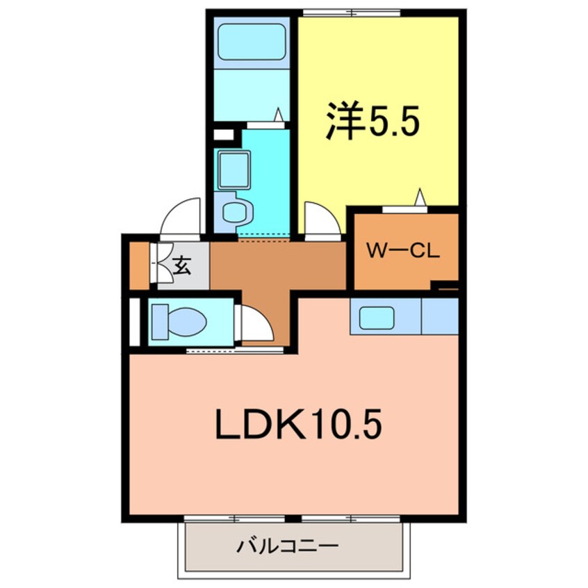間取図 セジュールロイヤルＡ