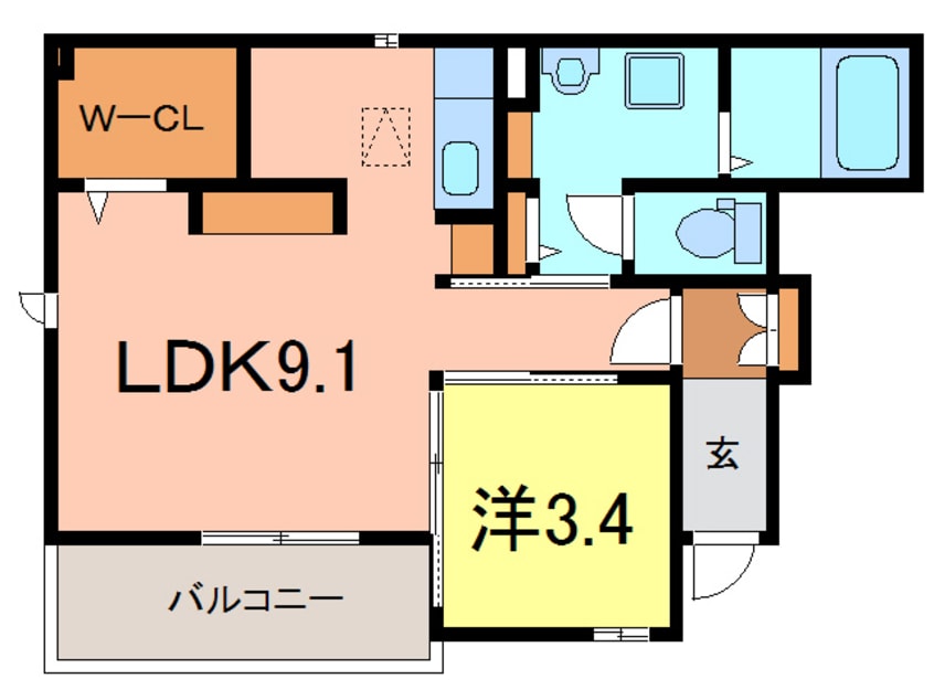 間取図 フェリス