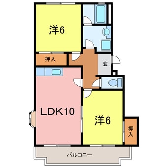 間取図 Asobi-PALACE 矢作橋