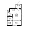 (仮)豊田若林東共同住宅 1LDKの間取り