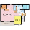 コネクトＫＲⅡ 1LDKの間取り