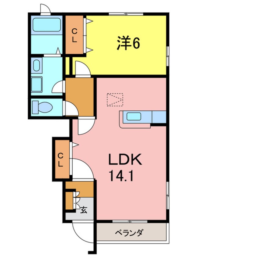 間取図 サンレミ