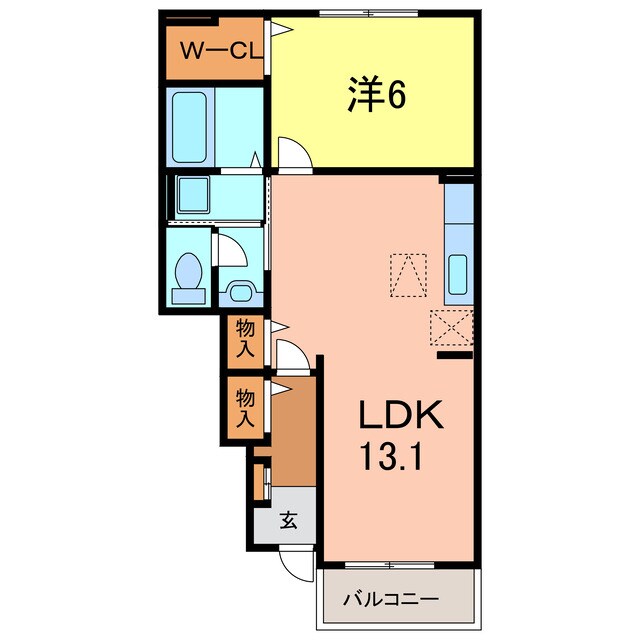 間取り図 シャトーソレイユＡ
