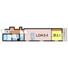 MUT 1LDKの間取り