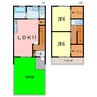 ルシアス 2LDKの間取り