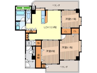 間取図 ラ・フェリシア