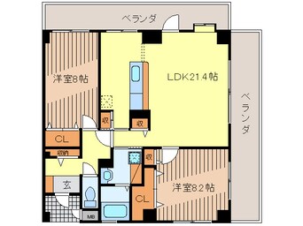 間取図 セレステコート美里