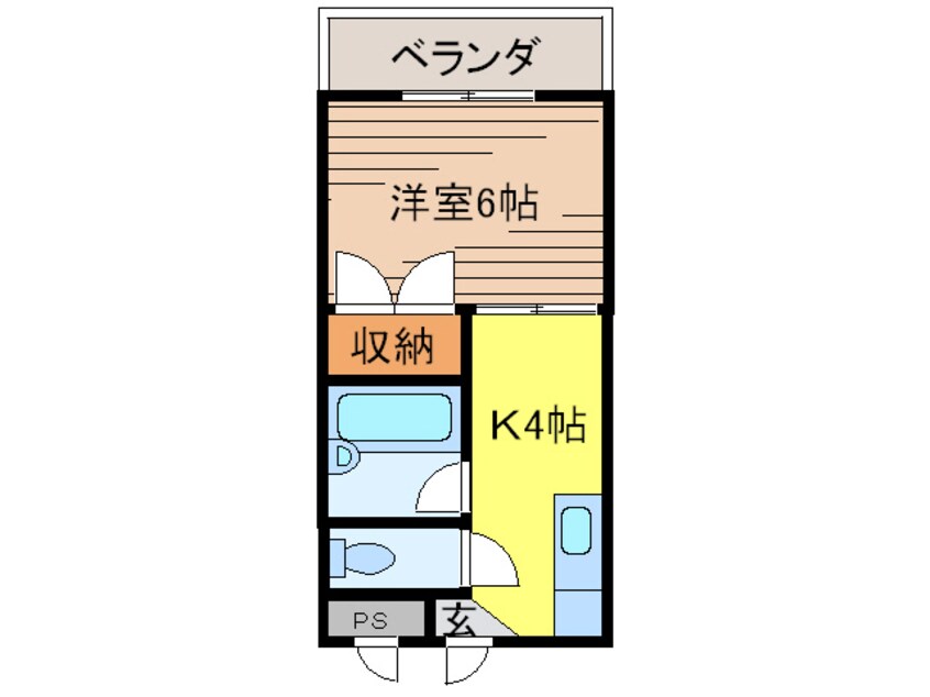 間取図 トーマスマンションシャトレ中央