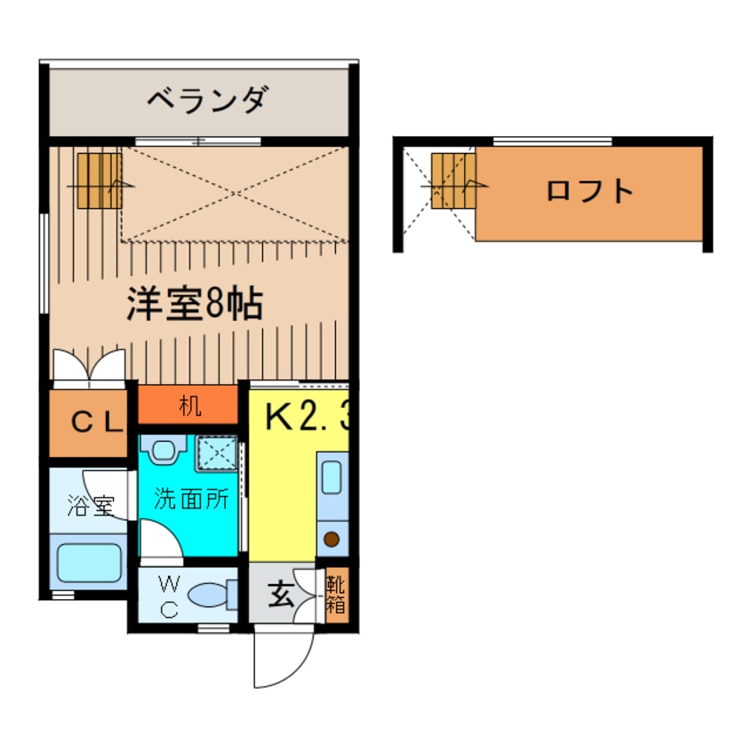 間取図 Stella court