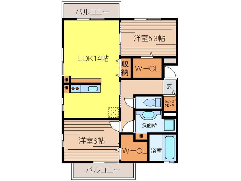 間取図 STORK