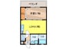 ベルフィオーレ 1LDKの間取り