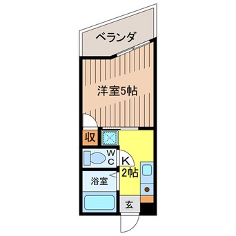 間取図 トーマス比屋根Ⅱ