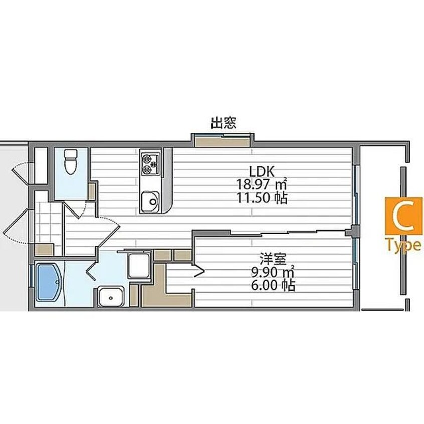 間取図 フリーデン