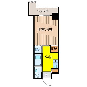 間取図 トーマス沖縄東Ⅱ