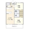 Le Bois Perle 2LDKの間取り
