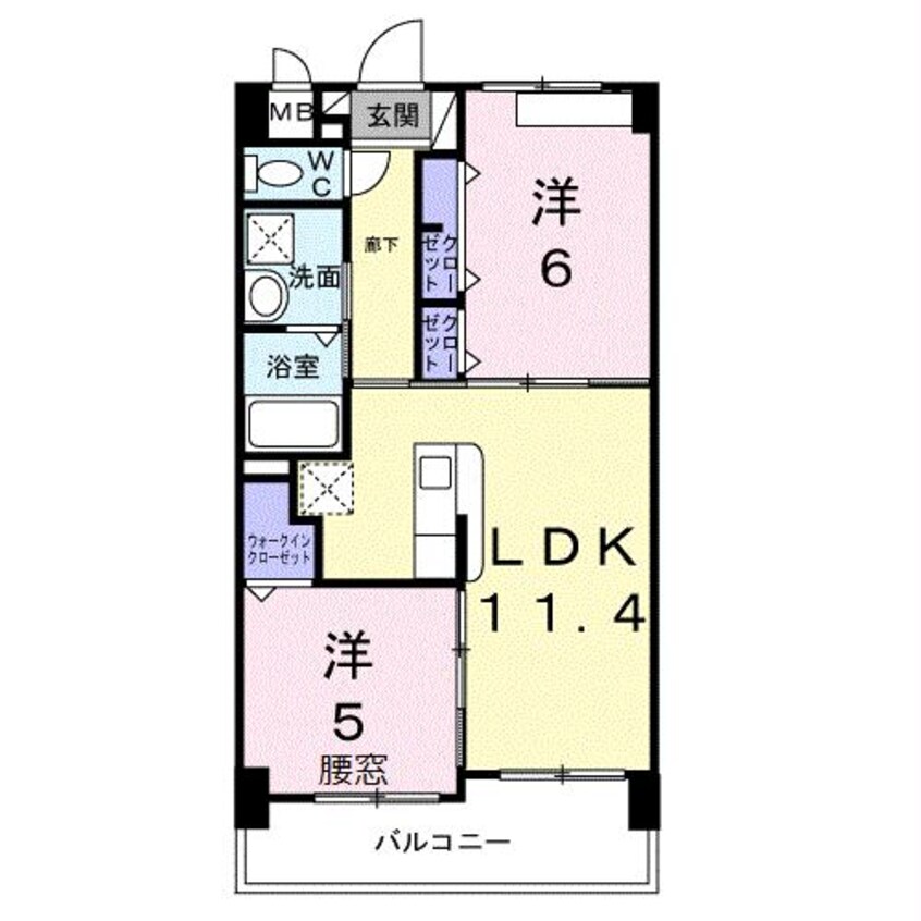 間取図 コンフォート　フィールド
