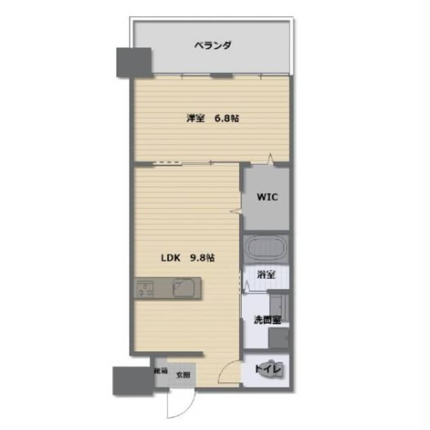 間取図 Esan Terrace　喜屋武