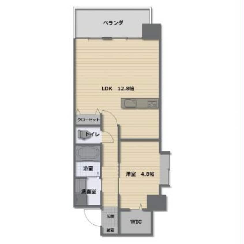 間取図 Esan Terrace　喜屋武