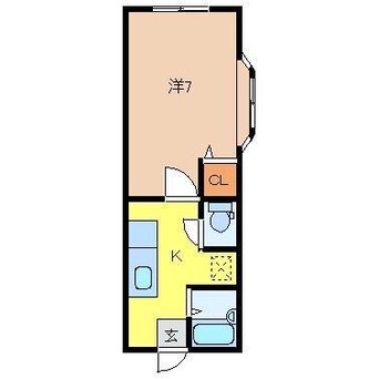 間取図 コンフォート松崎