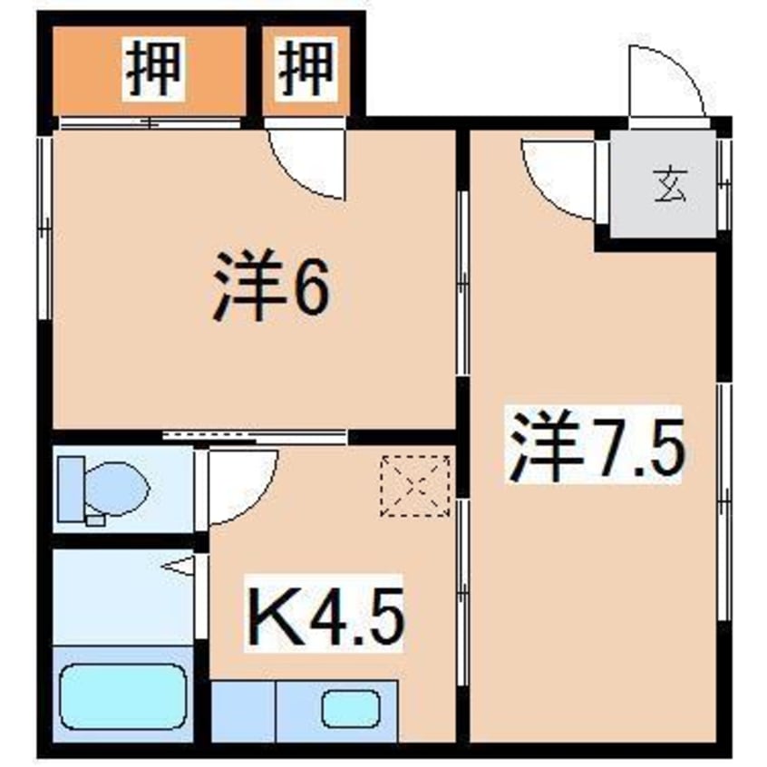 間取図 カーサリブレ