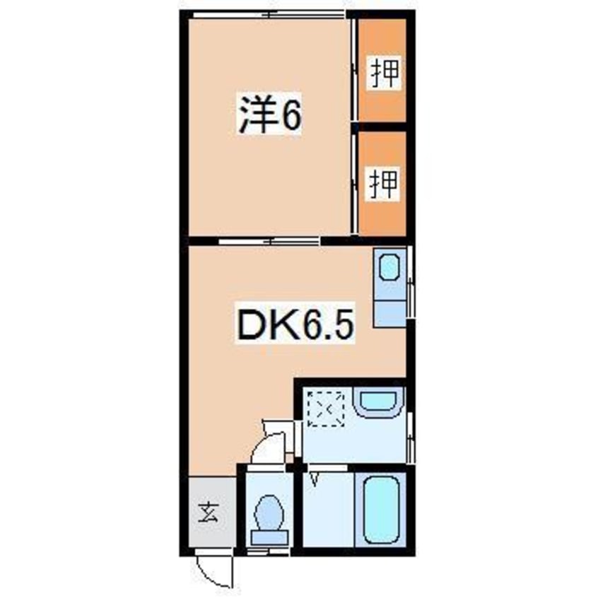 間取図 サンパレス桂