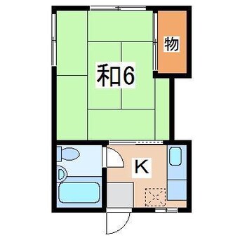 間取図 コーポくわさき