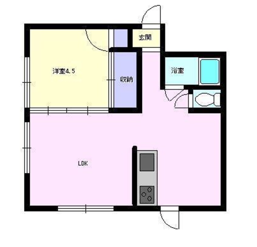 間取図 コーポ石川I