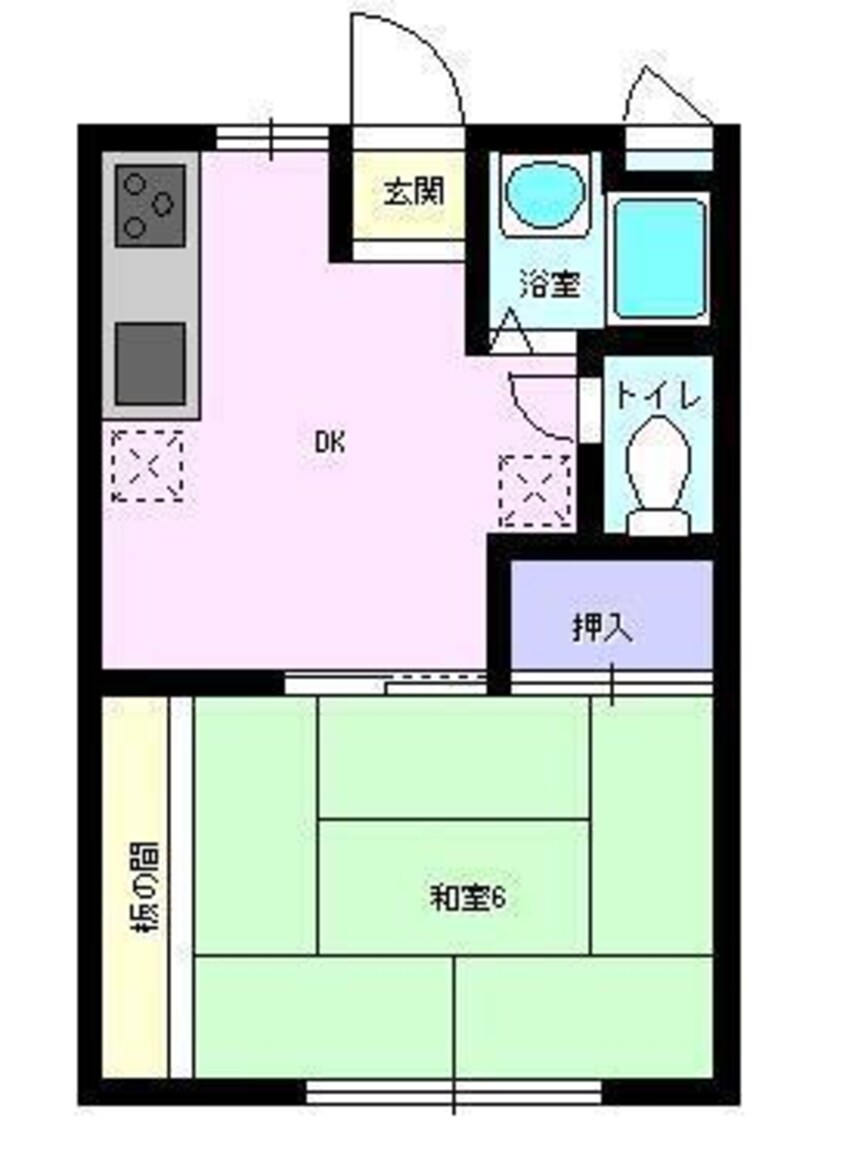 間取図 コーポ創