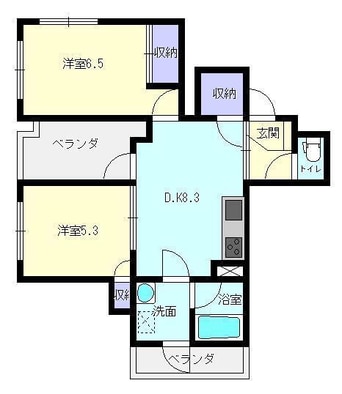 間取図 ホワイトキューブ