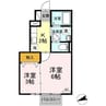 アヴェニーレ 2Kの間取り