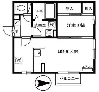 間取図 グランシャリオ A