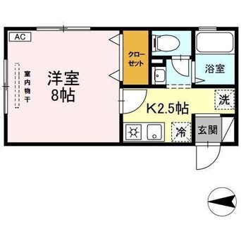 間取図 ウィルモア八柳