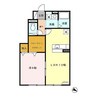 セジュールHIRO-AKI 1LDKの間取り
