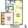リビングタウン東通II　E 1LDKの間取り