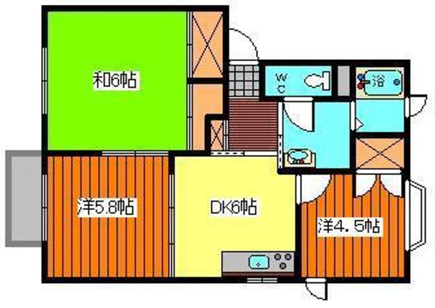 間取図 フレグランスオーヴ