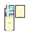 ピアネス広面 1Kの間取り