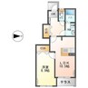セジュン外旭川 1LDKの間取り